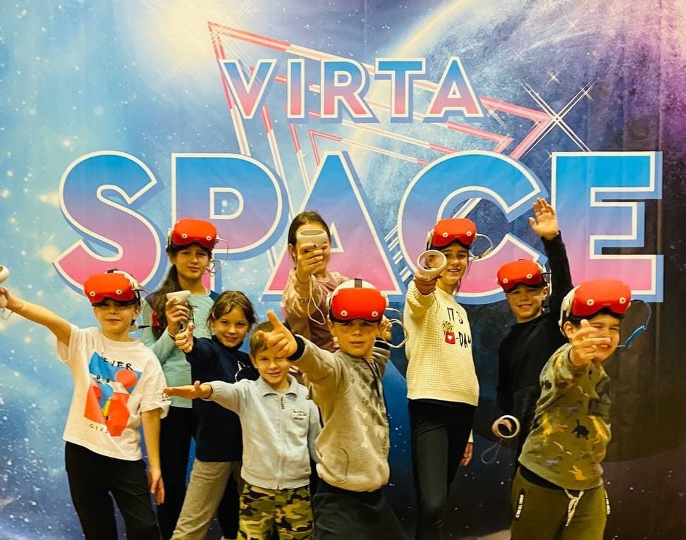 Детский день рождения на новой Арене Виртуальной Реальности VirtaSpace